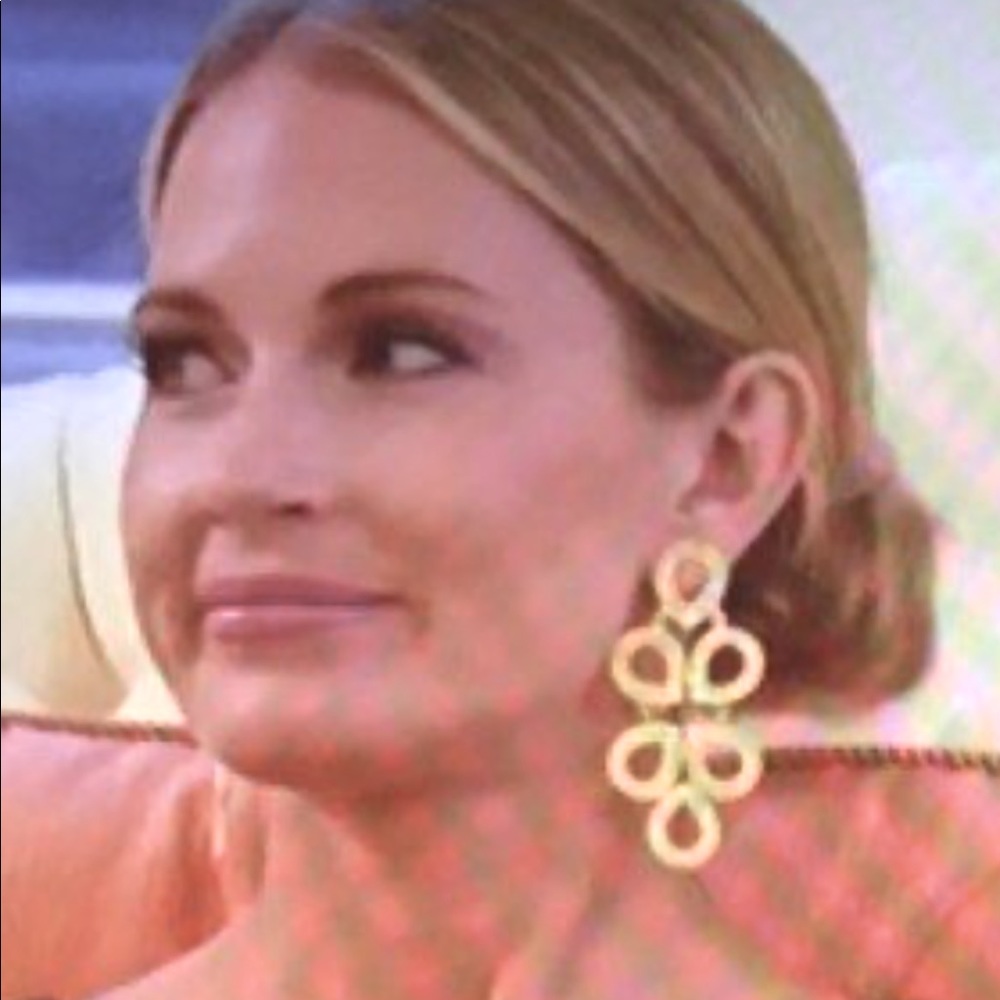 Lisi Lerch Ginger earrings- gold color